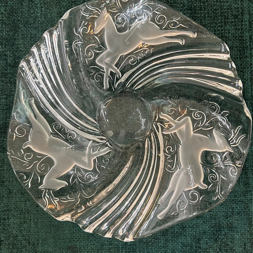Lovely candy dish with reindeer design
